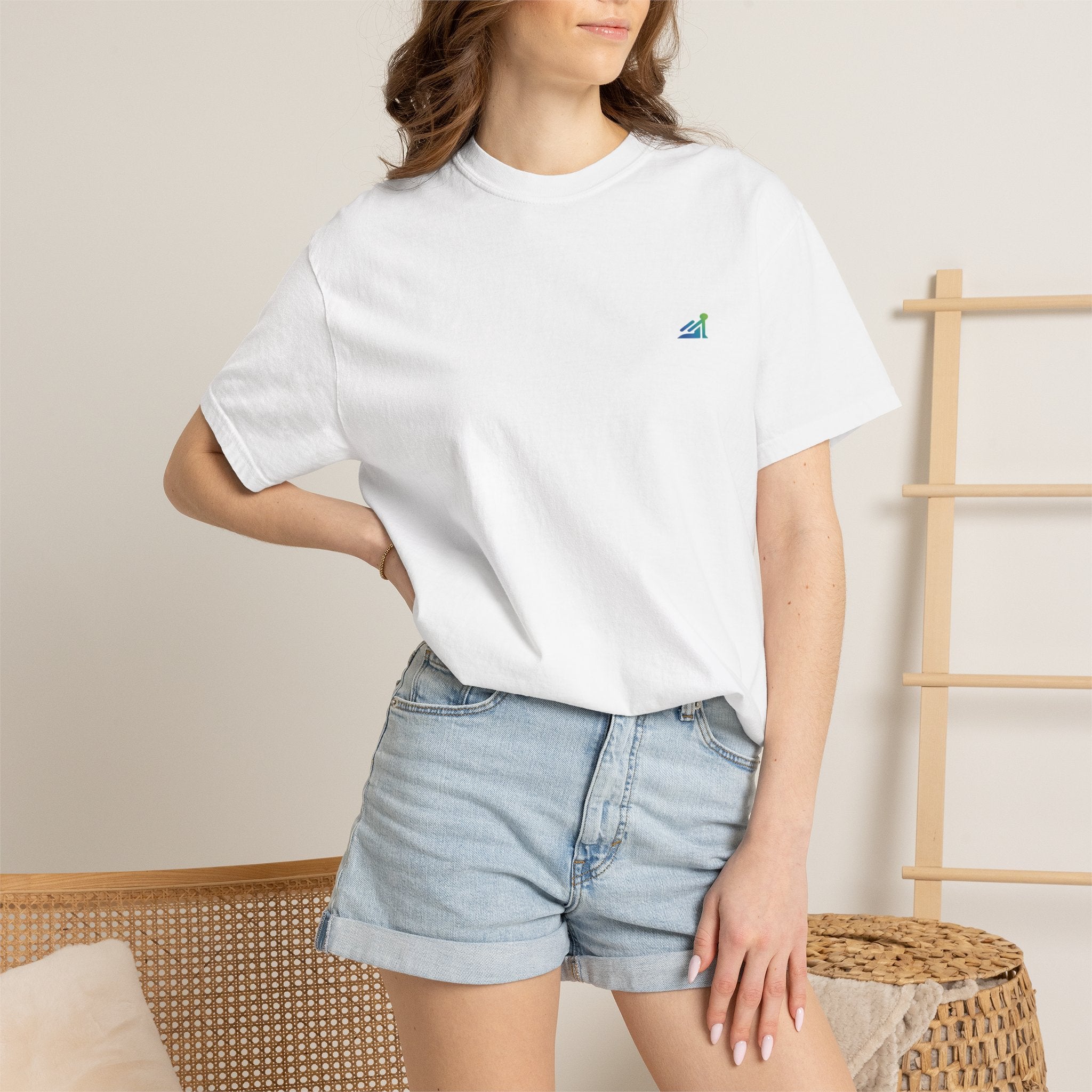 Bot-Brand Logo T-Shirt — Garment-Dyed Bot Head Tee